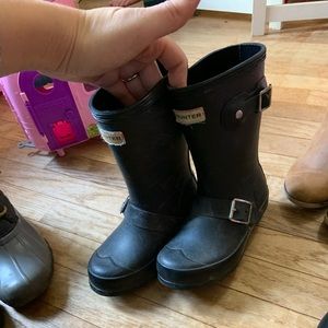 Little girls hunter boots